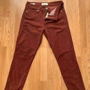 Burgundy Corduroy Pants from Lucky Brand
